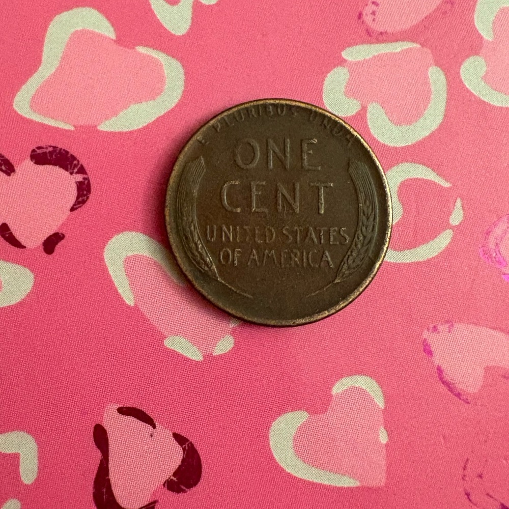 Rare Vintage 1957 Copper Wheat Penny Rare Error in E - Picture 5 of 7